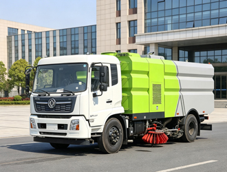 Dongfeng 18-Ton Multi-Functional Washing & Sweeping Truck, National VI Integrated Road Sweeper & Flusher