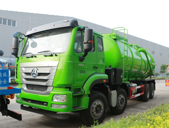 18-Ton Vacuum Sewage Suction Truck, Municipal Septic Tank Sludge & Wastewater Transport Vehicle