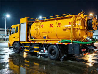 Dongfeng Kinland 15m&sup3; High Pressure Washing & Sewage Suction Truck